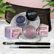 Elsa - A Pale Shimmering Lilac / Blue Angel - A Classic Navy Blue