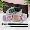 Anna - A Matte Warm Rosy Beige / Hunter - A Rich Hunter/Forest Green