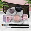 Pink Icing - A Light Opalescent Pink / Black Orchid - Luscious metallic black burgundy