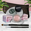 Pink Icing - A Light Opalescent Pink / Hunter - A Rich Hunter/Forest Green