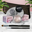 Crystal - A Pale Shimmering Pewter / Steel Magnolia - Deep grey with shimmer