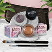 Golden Caramel - A Caramel Brown with Golden Shimmer / Black Orchid - Luscious metallic black burgundy