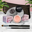 Duchess - A Peachy Rose with a Silver Sheen / Chocolate Kiss - Deep brown/black