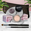 Brighten Up - A warm matte cream / Black Orchid - Luscious metallic black burgundy