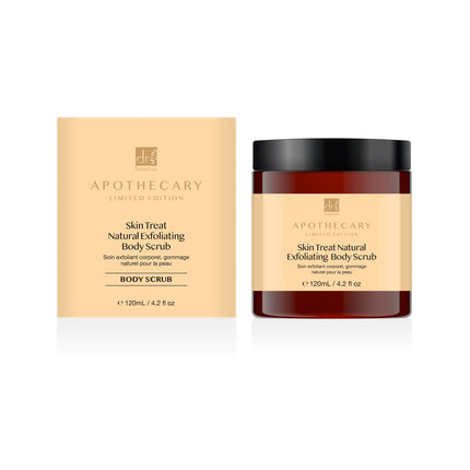 skinChemists US - Dr Botanicals Skin Treat Natural Exfoliating Body Scrub 120ml Twin Value Savings Pack