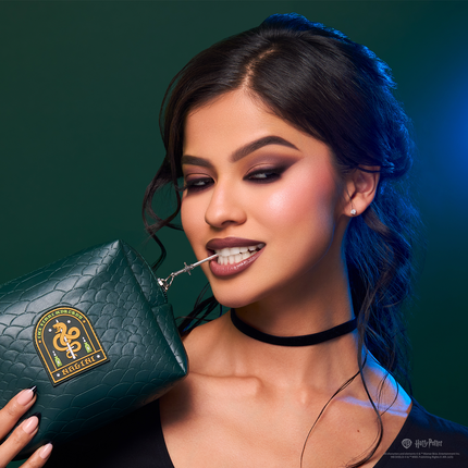 Profusion Cosmetics - HP Dark Arts | Nagini Cosmetic Bag with Face Gems & Temporary Tattoo