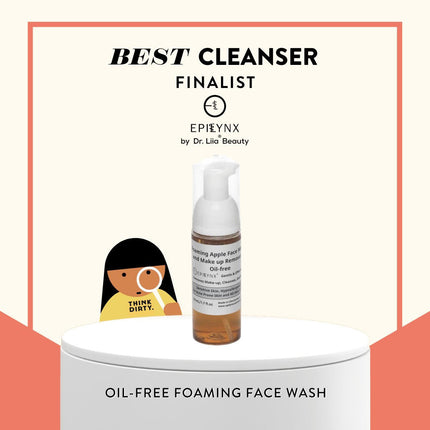 EpiLynx - Gentle, Oil-Free Foaming Apple Cleanser for Sensitive & Acne-Prone Skin | Vegan, allergen-friendly, sulfate & paraben free | Purifying, hydrating face wash for all skin types