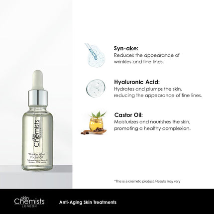skinChemists US - skinChemists Wrinkle Killer Facial Oil 30ml Twin Value Savings Pack