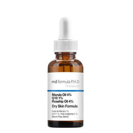 skinChemists US - MD Formula Dry Skin Serum Marulua Oil 4%, Q10 1%, Rosehip Oil 4% 30ml Twin Value Savings Pack