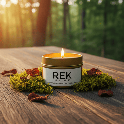REK Cosmetics - Forest Floor Soy Candle