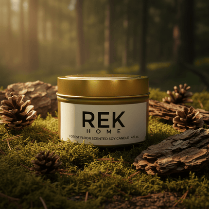 REK Cosmetics - Forest Floor Soy Candle