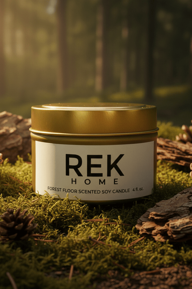REK Cosmetics - Forest Floor Soy Candle