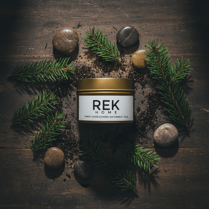 REK Cosmetics - Forest Floor Soy Candle