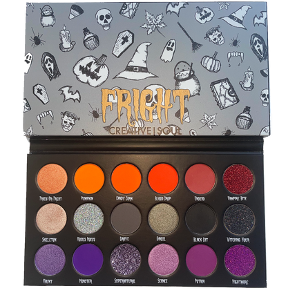 Creative Soul Cosmetics - FRIGHT Eyeshadow Palette