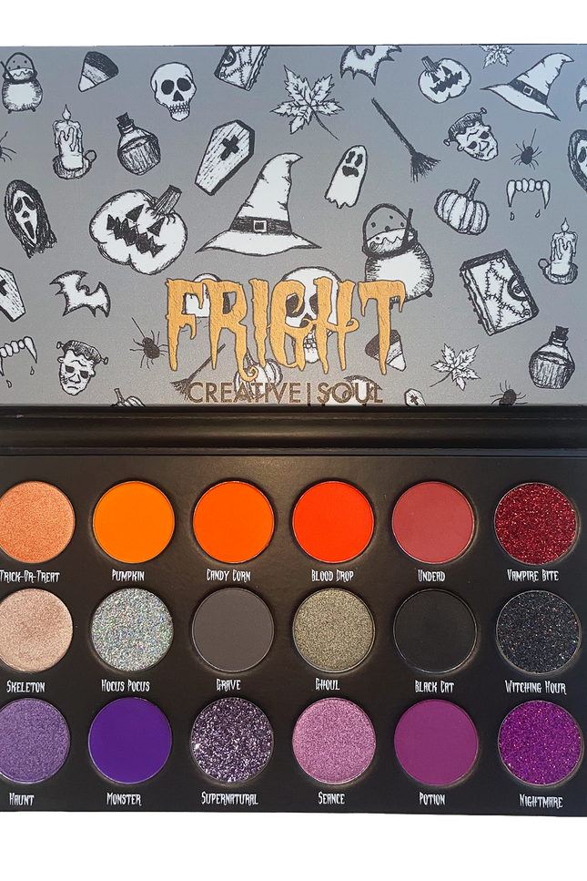 Creative Soul Cosmetics - FRIGHT Eyeshadow Palette