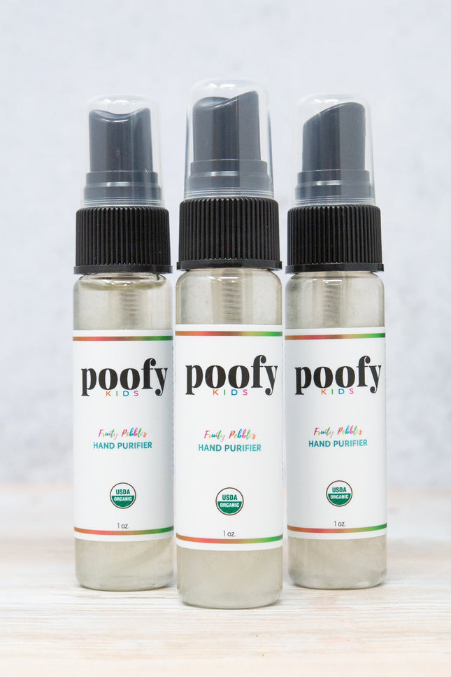 Poofy Organics - Hand Sanitizer Kids 3 Pack Travel (Fruity Pebbles)