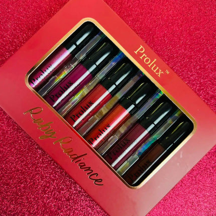 Prolux Cosmetics - Prolux Ruby Radiance Metallic Matte Red Lipsticks