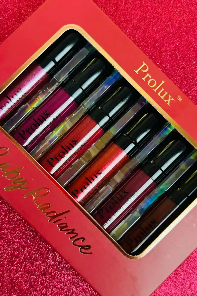 Prolux Cosmetics - Prolux Ruby Radiance Metallic Matte Red Lipsticks