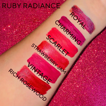 Prolux Cosmetics - Prolux Ruby Radiance Metallic Matte Red Lipsticks