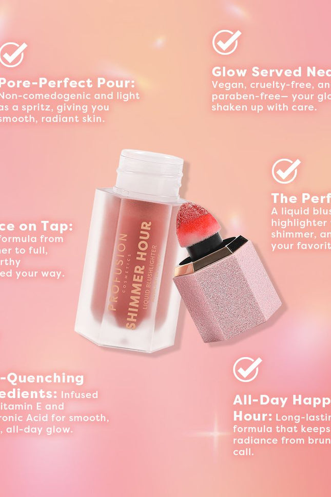 Profusion Cosmetics - Shimmer Hour Liquid Blushlighter