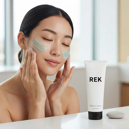 REK Cosmetics - Gel Cream Cleanser – Hydrating & Gentle | REK Cosmetics