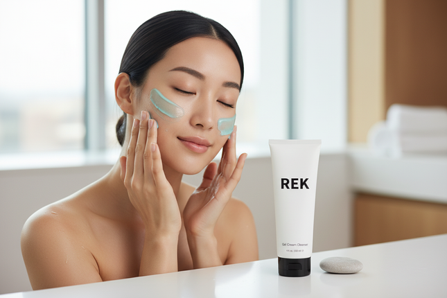 REK Cosmetics - Gel Cream Cleanser – Hydrating & Gentle | REK Cosmetics