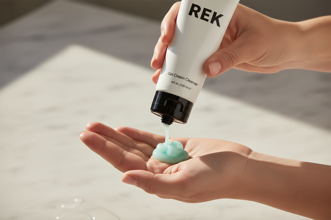 REK Cosmetics - Gel Cream Cleanser – Hydrating & Gentle | REK Cosmetics