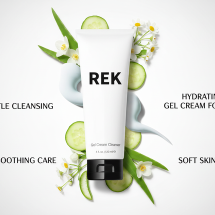REK Cosmetics - Gel Cream Cleanser – Hydrating & Gentle | REK Cosmetics