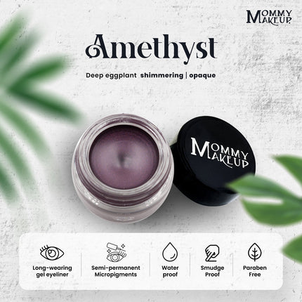 Mommy Makeup - Amethyst Stay Put Waterproof Gel Eyeliner w/ Micropigments
