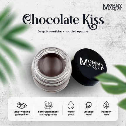 Mommy Makeup - Chocolate Kiss Stay Put Waterproof Gel Eyeliner w/ Micropigments