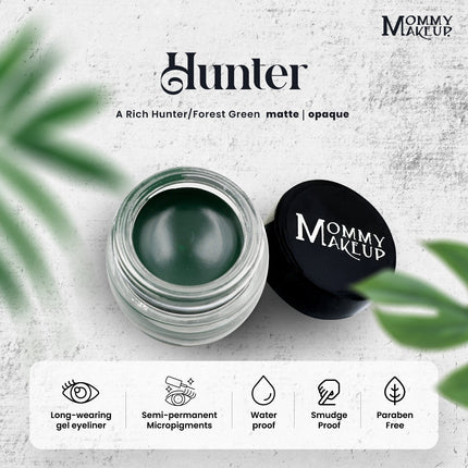 Mommy Makeup - Hunter Stay Put Waterproof Gel Eyeliner w/ Micropigments