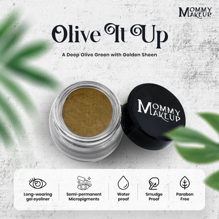 Mommy Makeup - Olive It Up Stay Put Waterproof Gel Eyeliner w/ Micropigments