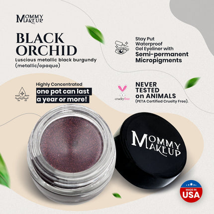 Mommy Makeup - Black Orchid Stay Put Waterproof Gel Eyeliner w/ Micropigments