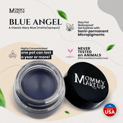 Mommy Makeup - Blue Angel Stay Put Waterproof Gel Eyeliner w/ Micropigments