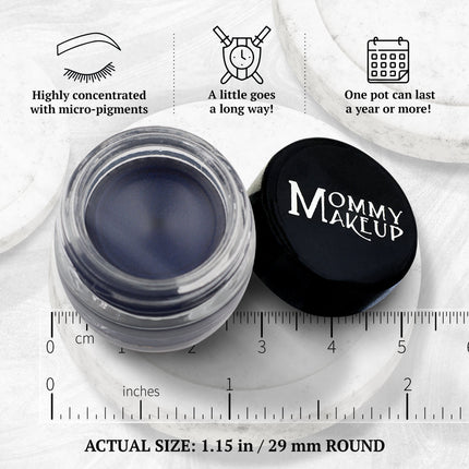 Mommy Makeup - Blue Angel Stay Put Waterproof Gel Eyeliner w/ Micropigments