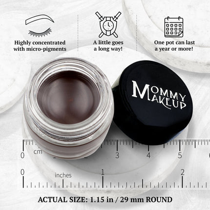 Mommy Makeup - Chocolate Kiss Stay Put Waterproof Gel Eyeliner w/ Micropigments