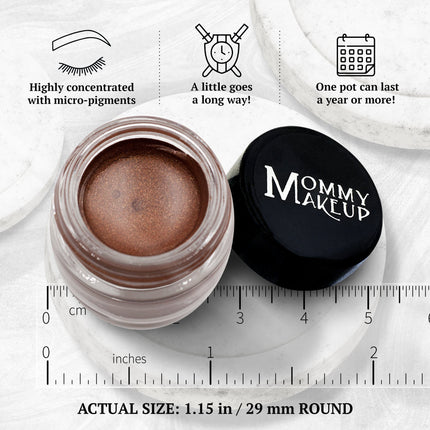 Mommy Makeup - Chocolate Sizzle Stay Put Waterproof Gel Eyeliner w/ Micropigments