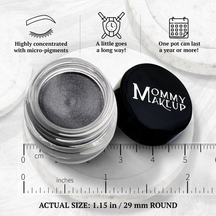Mommy Makeup - Steel Magnolia Stay Put Waterproof Gel Eyeliner w/ Micropigments