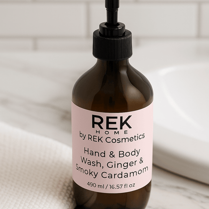 REK Cosmetics - Ginger & Smoky Cardamom Hand & Body Wash