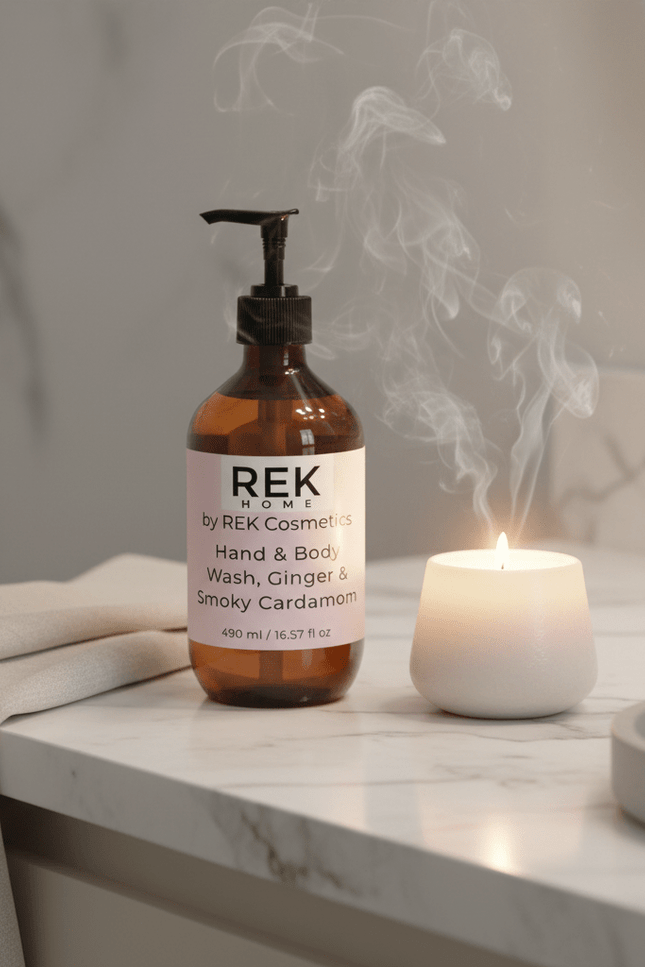 REK Cosmetics - Ginger & Smoky Cardamom Hand & Body Wash