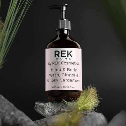 REK Cosmetics - Ginger & Smoky Cardamom Hand & Body Wash