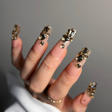 Bonmuz - Cleopatra's Gold | Pro Handmade Gel Nails