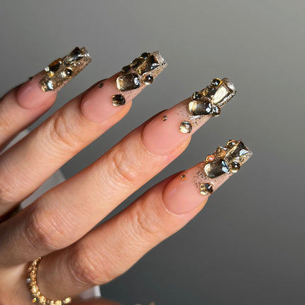 Bonmuz - Cleopatra's Gold | Pro Handmade Gel Nails