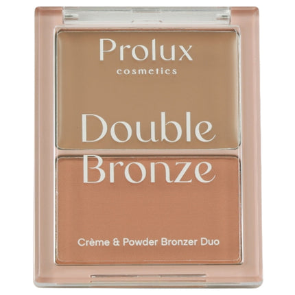Prolux Cosmetics - Double Bronze - Creme & Powder Bronzer Duo