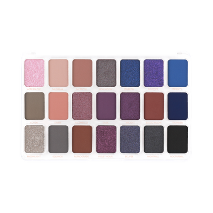 Profusion Cosmetics - Artistry 21 Shade Palette - Twilight