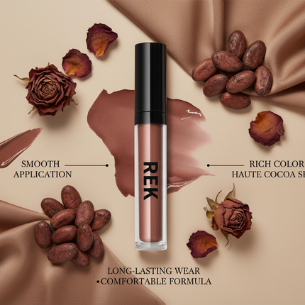 REK Cosmetics - Haute Cocoa | Liquid Lipstick | REK Cosmetics