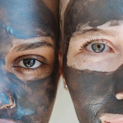 by valenti® - Hawaiian Sea Salt, Australian Black Clay & Black Tea Facial Clay Mask with Australian black clay + Vitamin C + Aloe vera