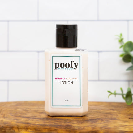 Poofy Organics - Hibiscus Coconut Hand & Body Lotion - Travel