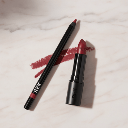 REK Cosmetics - Gel Lip Liner Collection | Smooth, Defined Lips | Longwear, Creamy Finish | REK Cosmetics