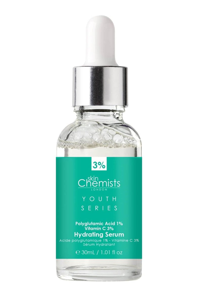skinChemists US - Hydrating Serum Polyglutamic Acid 1%, Vitamin C 3% 30ml